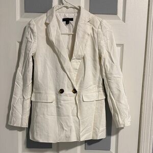 Ann Taylor Double-Breasted Blazer